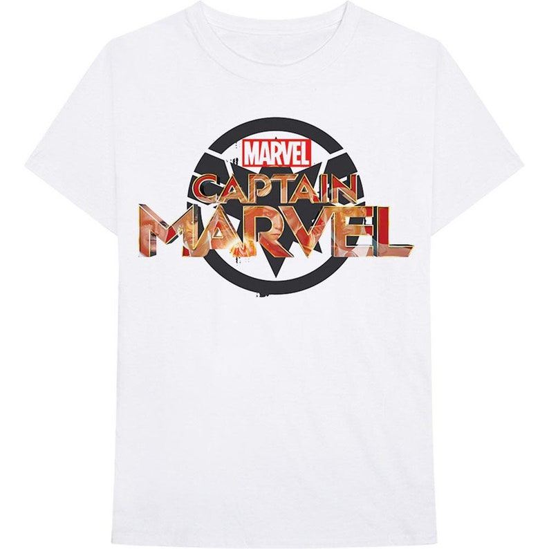 Captain Marvel New Logo Marvel Comics Unisex Tee
