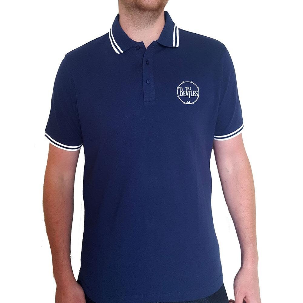 The Beatles Unisex Polo Shirt: Drum Logo - Etsy UK