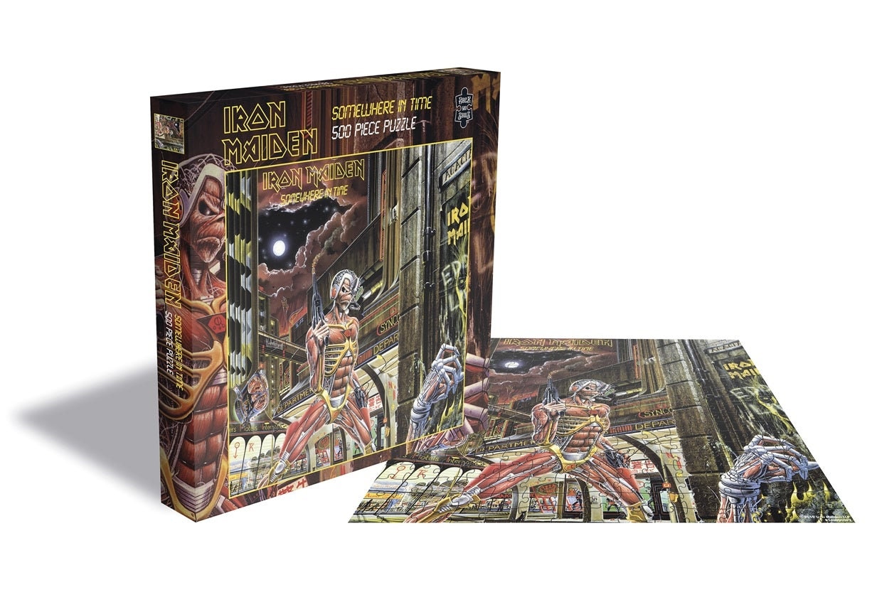 ze Iron Maiden Somewhere In Time 500 piece jigsaw puzzle 390mm x 390mm 