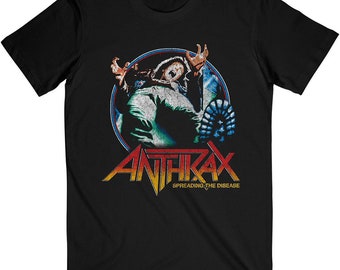 Bloonmer Mens Weekend Anthrax Logo Short Sleeve Tee Bloonmer Mens Weekend Anthrax Logo Short Sleeve Tee