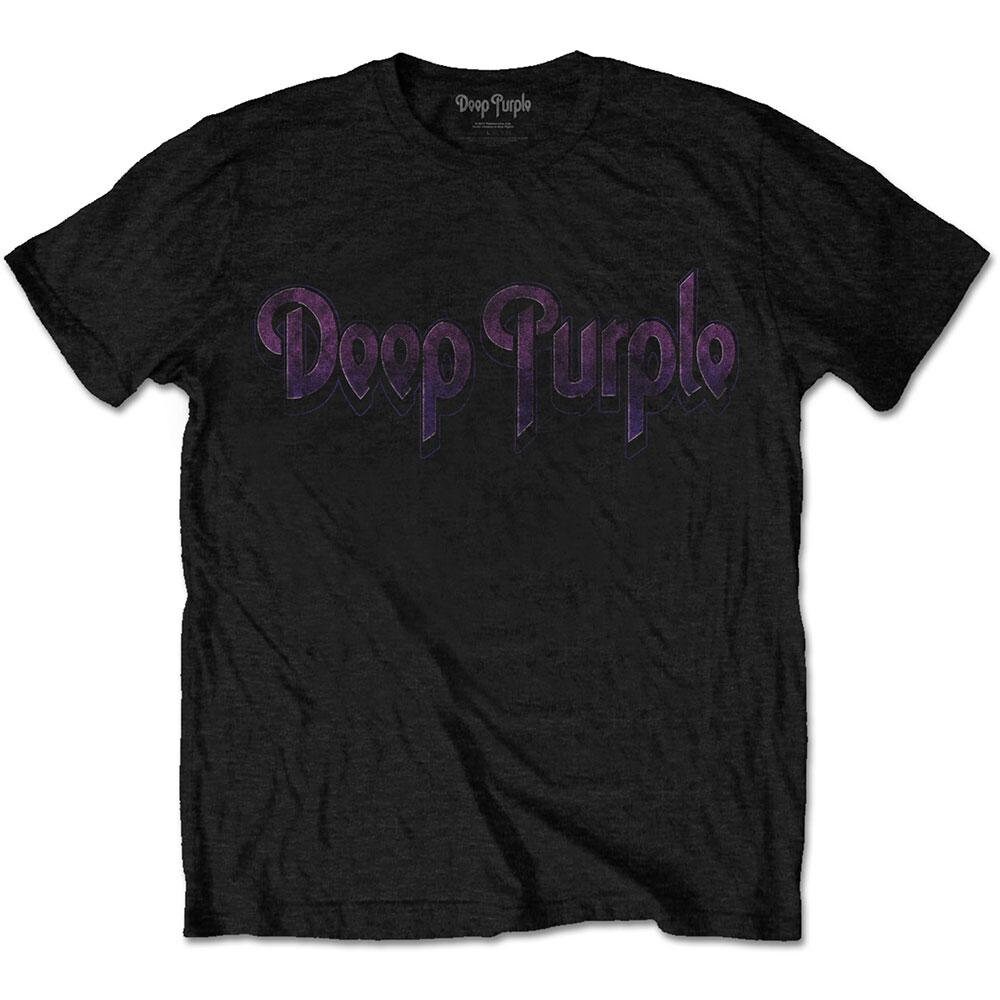 Deep Purple Unisex Tee: Vintage Logo 