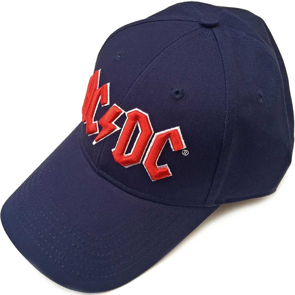AC/DC Unisex Baseball Cap: Red Logo 