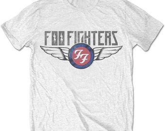 FOO FIGHTERS Stencil Mens T Shirt Unisex Tee Official Licensed Band Merch Grey FOO FIGHTERS Stencil Mens T Shirt Unisex Tee Official Licensed Band Merch Grey
