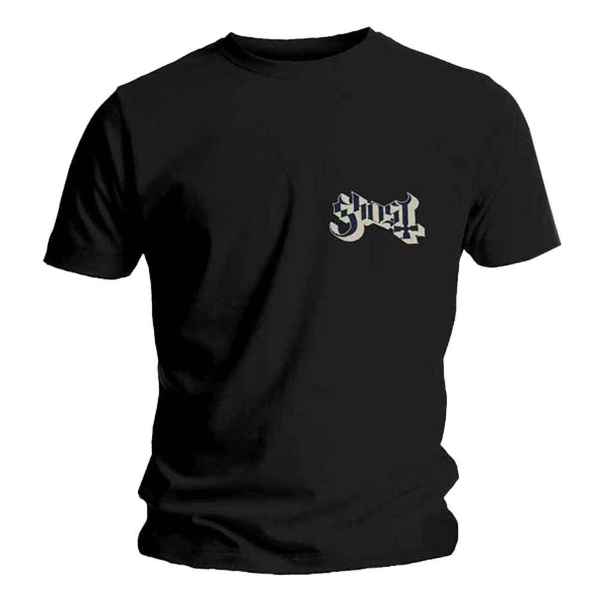 Discover Ghost Unisex T-Shirt: Dance Macabre Cover & Logo (Back Print)