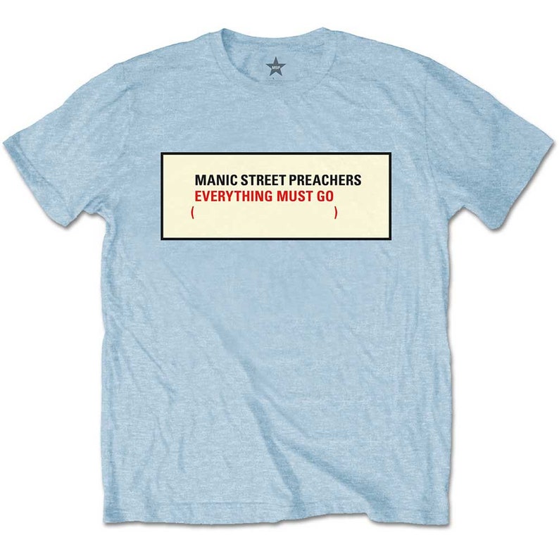 Manic Street Preachers Unisex Tee Everything Must Go