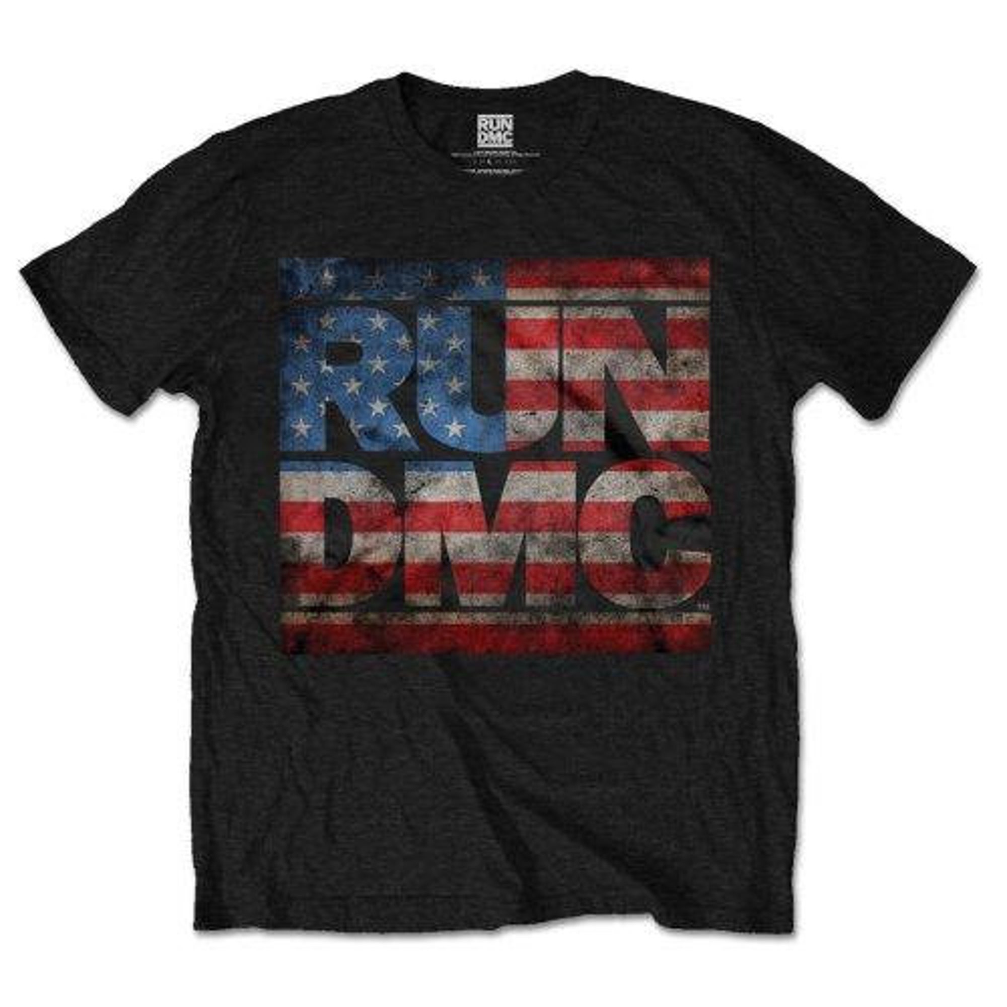 Discover Run DMC BAnd Lustig  Tee: Americana Logo Tshirt