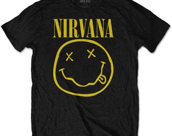 Nirvana Rock Band Smiley Boys 2 Pack Graphic Short Sleeve T-Shirt 