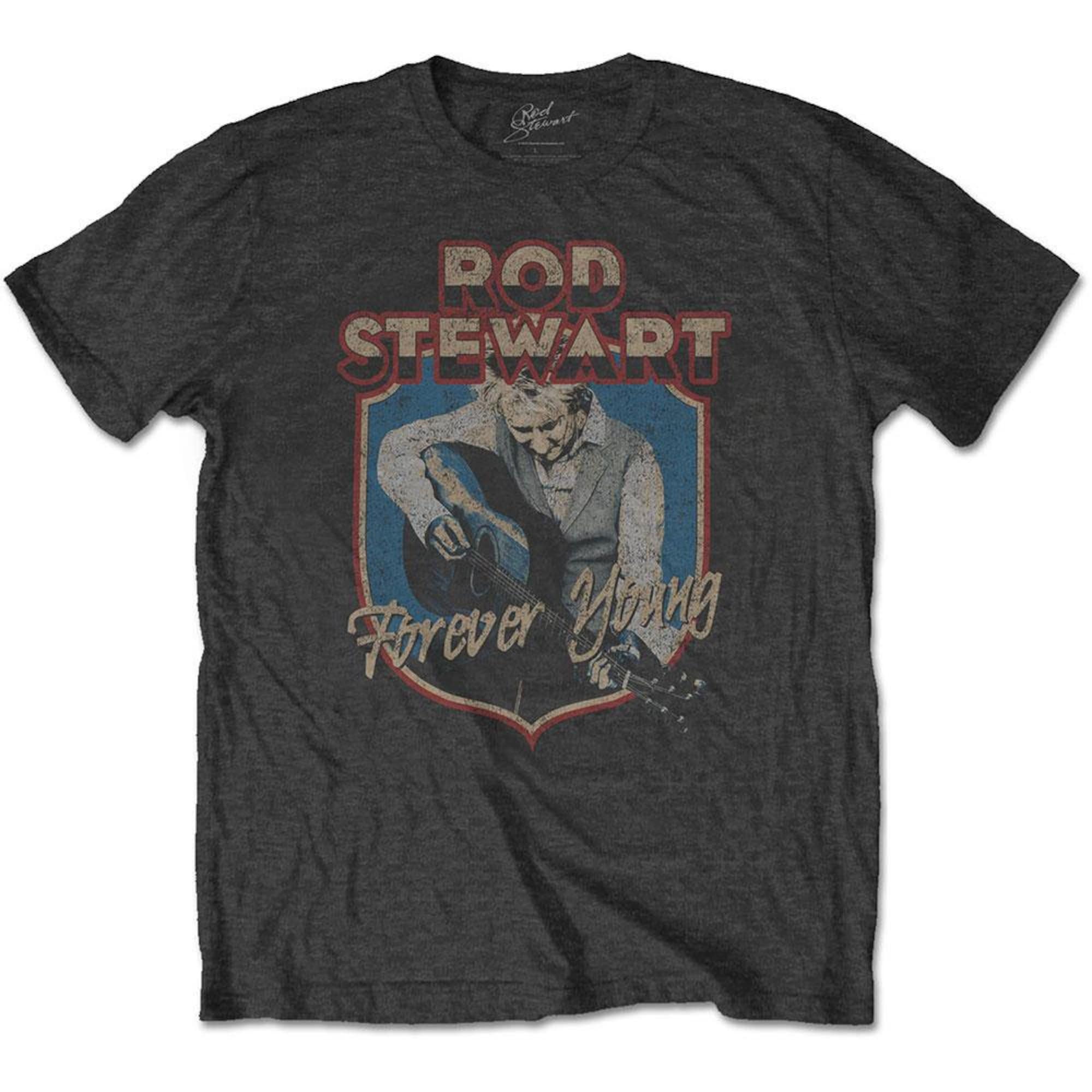 Discover Rod Stewart Unisex Tee: Forever Crest T-Shirt