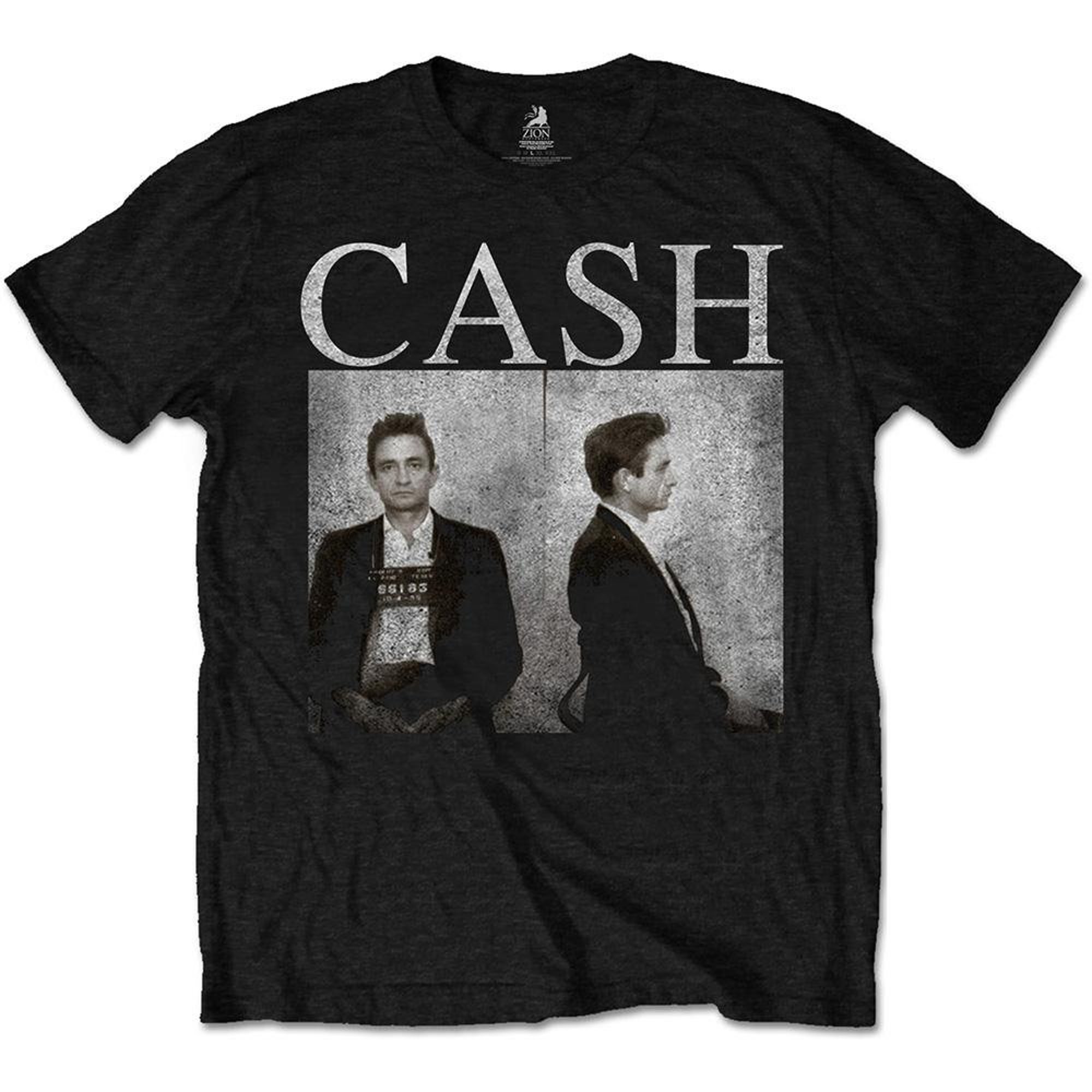 Discover Johnny Cash Unisex Tee: Mug Shot