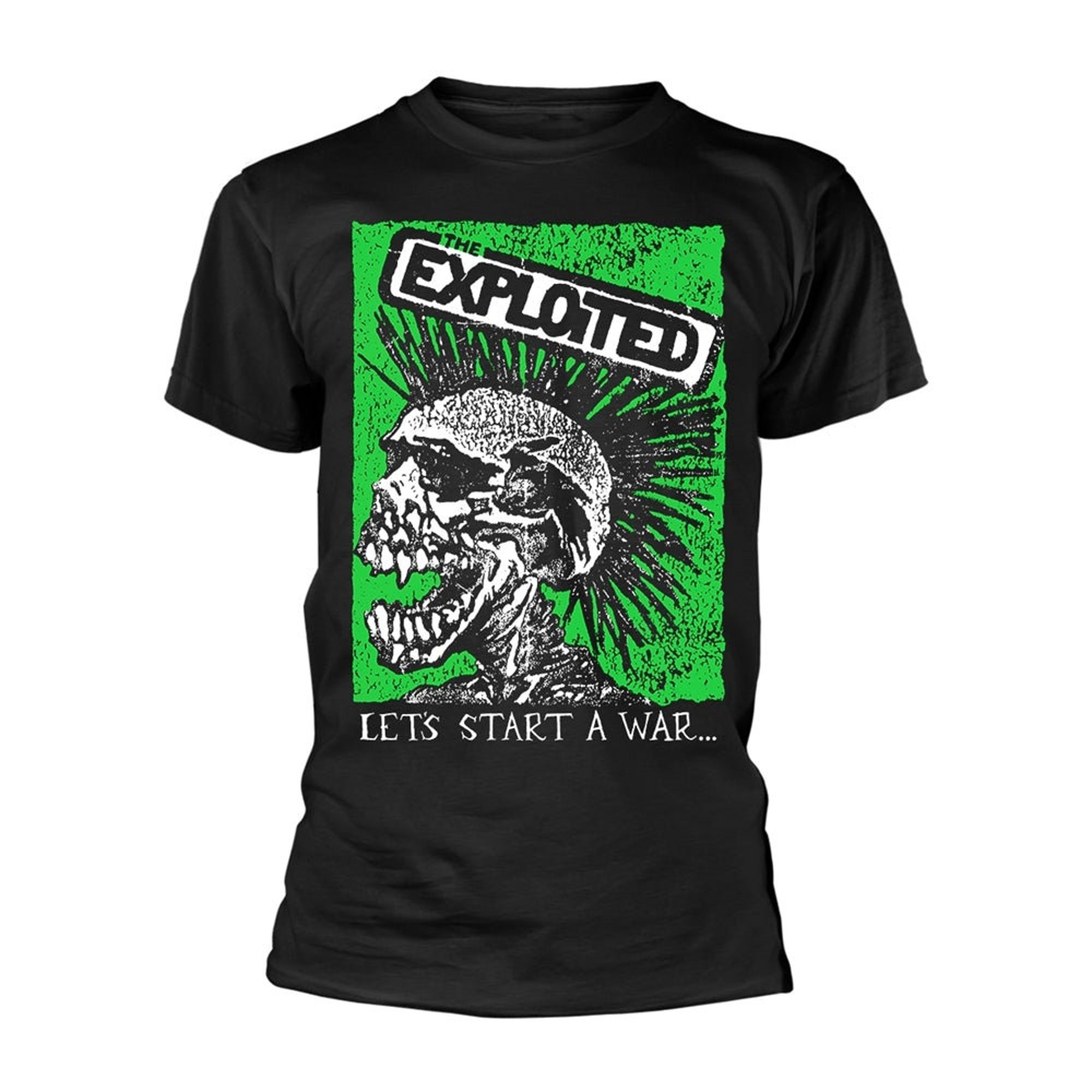 Discover The Exploited Unisex T-shirt: Let's Start A War