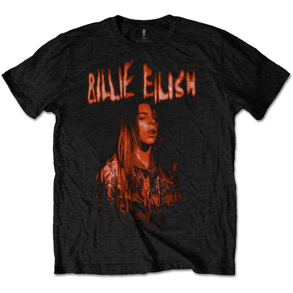 Discover Billie Eilish Tee: Spooky Logo T-Shirt