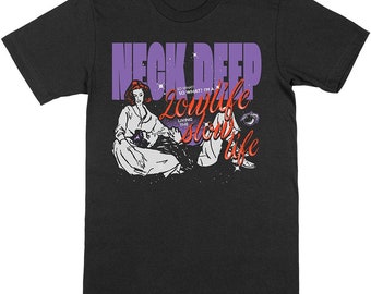 neck deep merch moletom com capuz