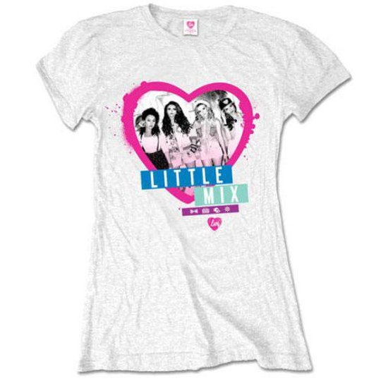 Little Mix Ladies Tee: Spray can