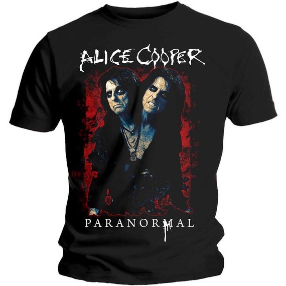 Alice Cooper Unisex Tee: Paranormal Splatter | Etsy