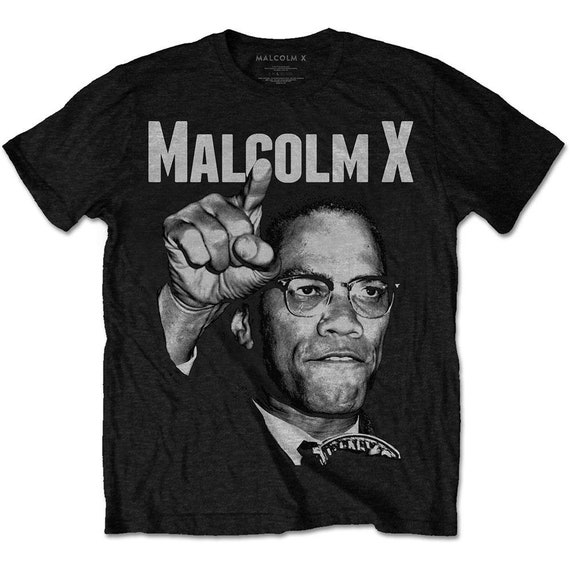 Malcolm X Unisex Tee: Pointing - Etsy UK