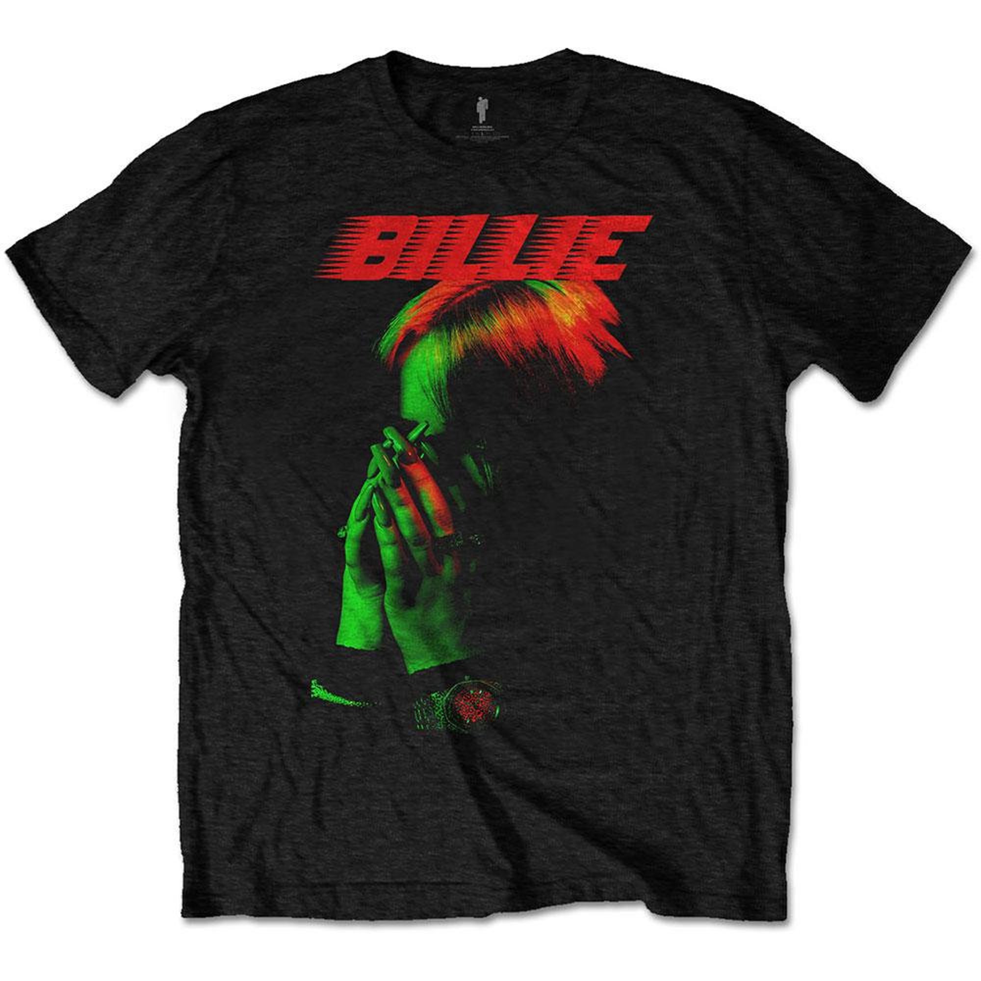 Billie Eilish Hands Face T-Shirt Billie Eilish Hands Face T-Shirt