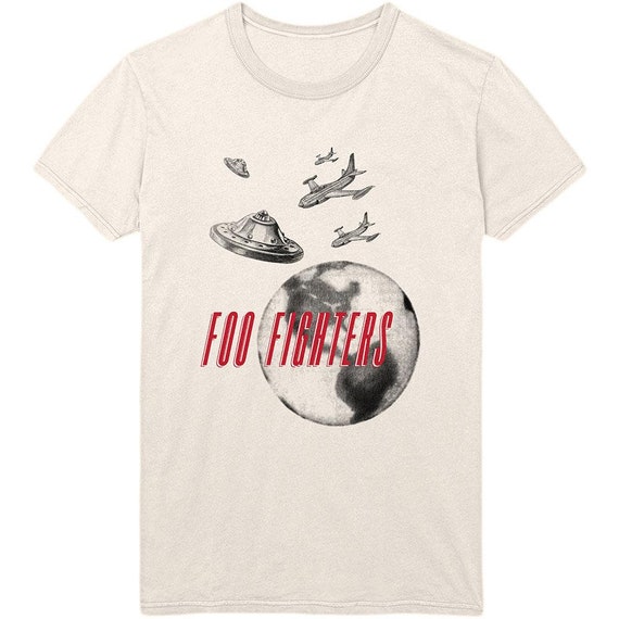 Foo Fighters Unisex Tee: UFO Planes 