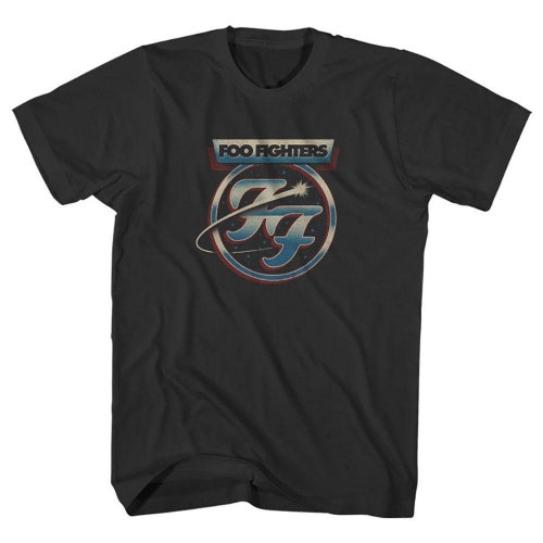 Foo Fighters Rock Band Tee Acid Wash Bleach Reverse Tie Dye Etsy