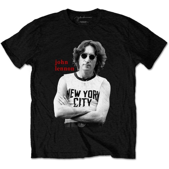 Surichinmoi kuvert bunker John Lennon Unisex T-shirt: New York City B&W - Etsy Singapore