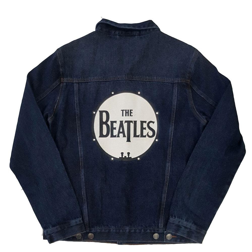 Beatles Unisex Denim Jacket: Drum Logo 