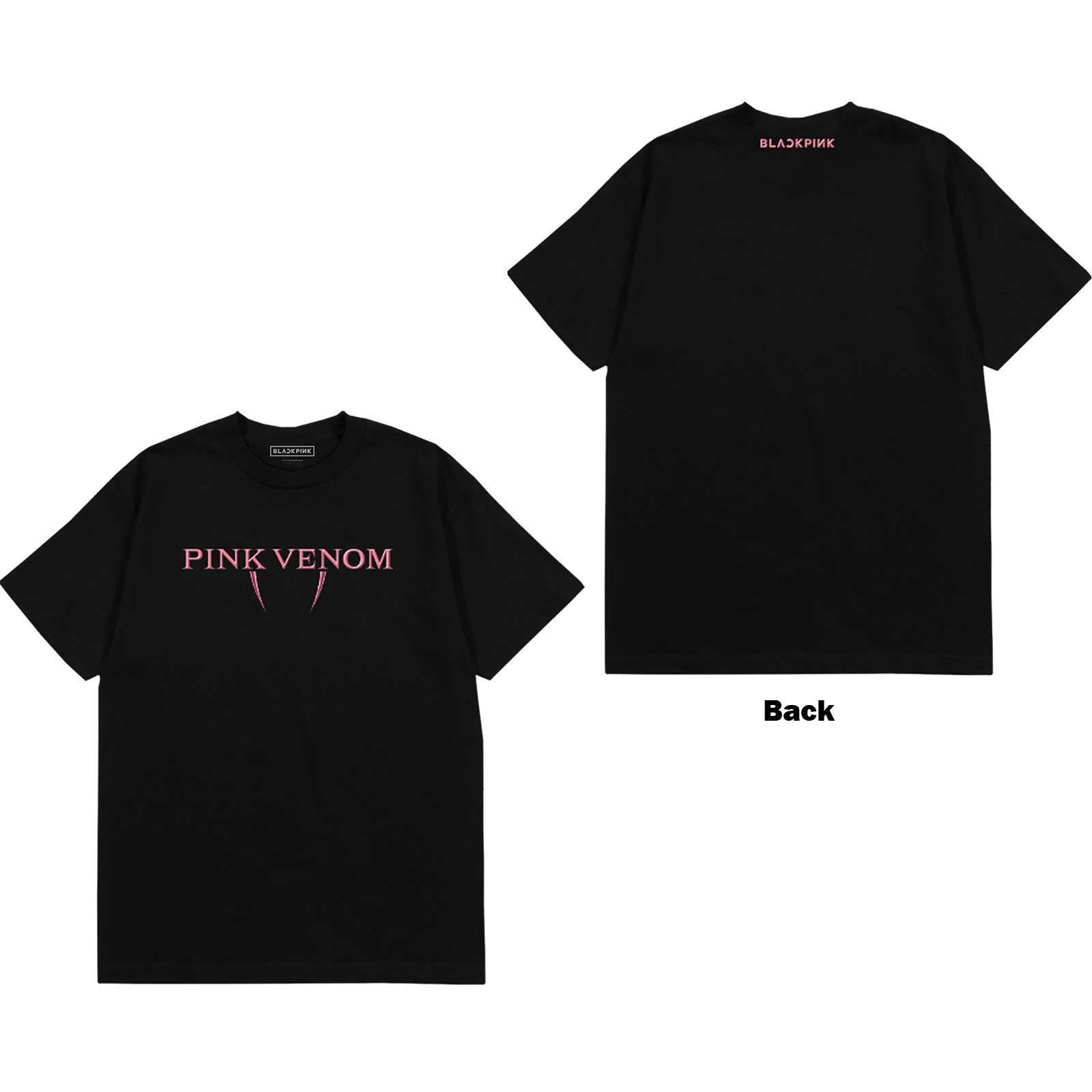 Discover BlackPink Pink Venom Logo Maglietta