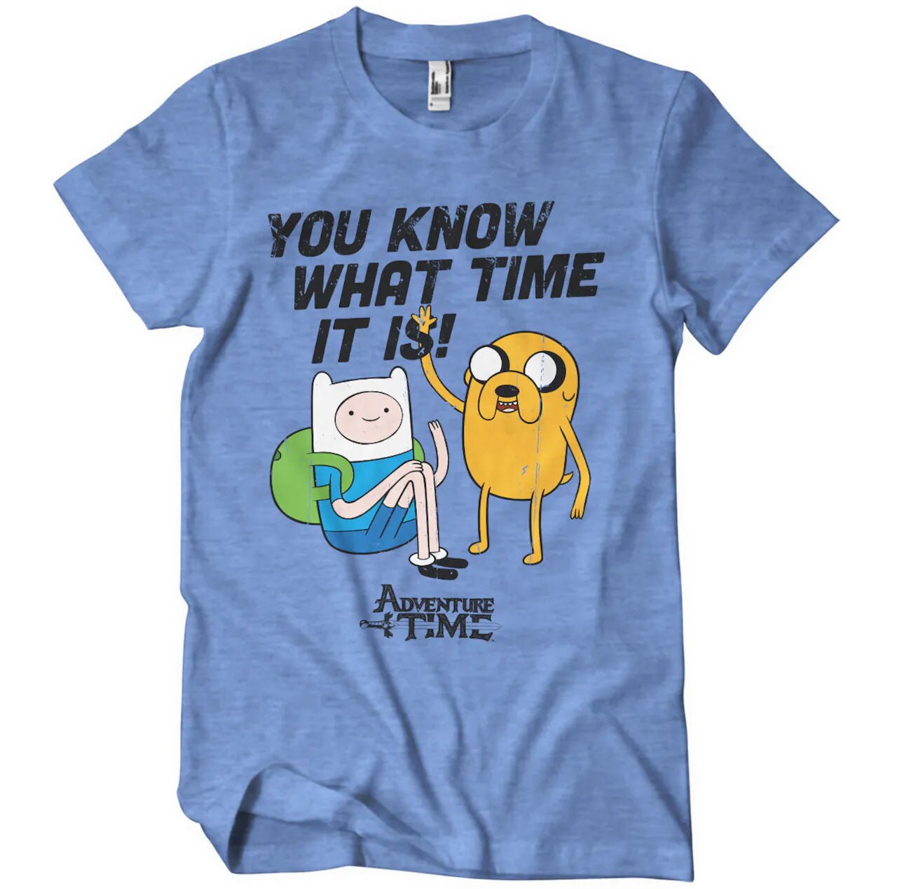 Adventure Time Unisex T-shirt: It's Time blue - Etsy