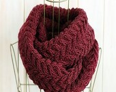 Handmade Warm Wool Woman 39 s Scarf Infinity Loop Scarf Alpaca Scarf One of a kind Scarf Women Scarf Unique Gift Ideas Christmas