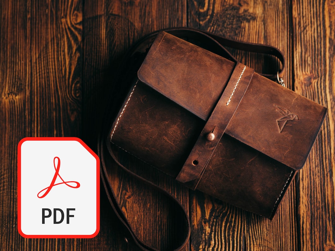 Leather Crossbody Bag PDF Pattern: DIY Beltbag Sewing Template (digital ...