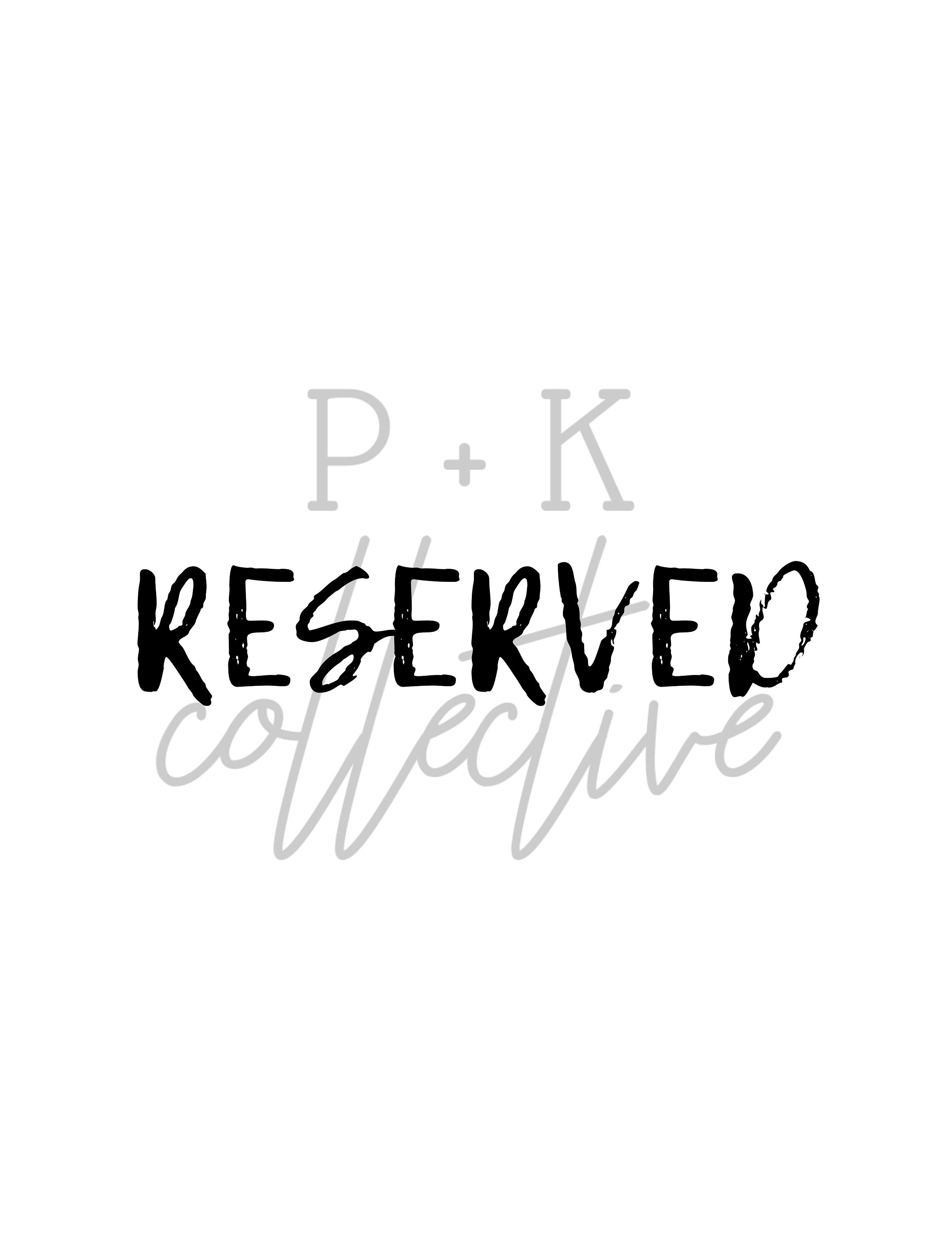 Printable Wedding Sign Reserved Reserved Wedding Sign | Etsy