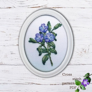 Blumen Kreuzstichmuster, Kreuzstichmuster Mini Kleine Blumen Kreuzstich Sommer X-Stich Vorlage Nadelspitze PDF Instant Download