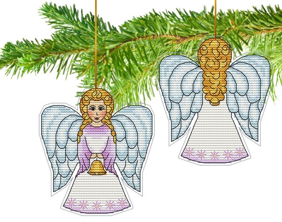 ikasus Ornamenti di Angelo Natale, Natale Bambola Peluche Appeso Pendente, Albero Natale Elfi Artigianato per Feste Decorazioni la casa