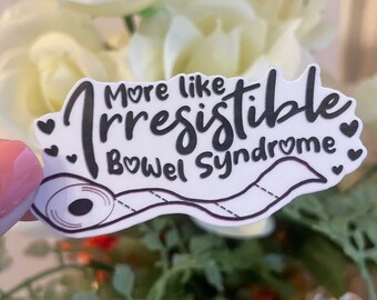 Bardziej jak zespół nieodpartego jelita IBS - Naklejka