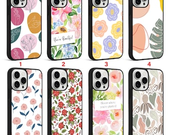 Watercolor Floral Case For iPhone 11 12 13 14 15 16 17 18 Pro Max Plus Air Fold Personalized Custom Phone Cover Protective #A