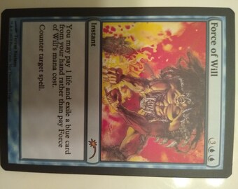 Force Of Will Mtg Etsy