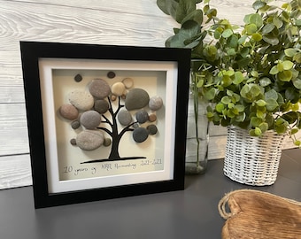 Handmade Custom design pebble art pictures