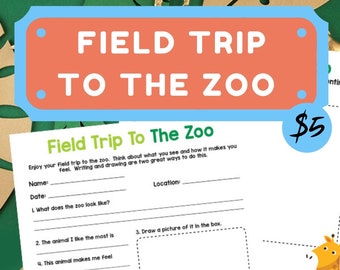 Zoo Field Trip | Etsy