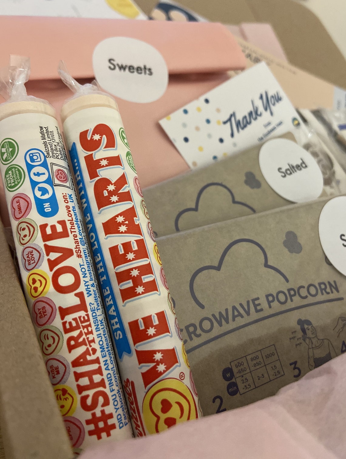Personalised Valentines Movie Gift Box | Etsy