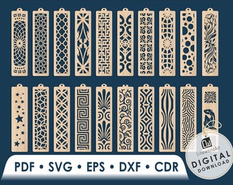 Bookmark Laser Cut, Booklover Svg Cricut, Cutting Machine Files, Glowforge Svg, Digital Download