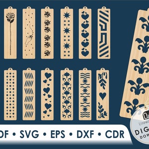 Bookmarks Svg, Bookmark Svg, Bookmark Laser File, Bookmark Cricut, Bookmark Quotes Svg, Book Lover Svg for Bookmarks, Glowforge Svg