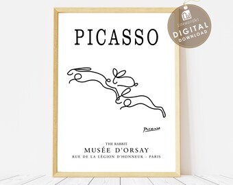 Pablo Picasso Line Art - Etsy
