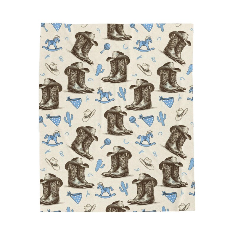 Western Boot Quilted Blanket NCU0TH669 main image 1