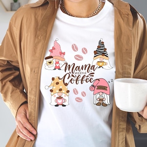 Mama needs coffee PNG File, Coquette Iced Coffee Shirt Espresso Social Club Tee Gift For Trendy Mom Bow Coffee Lover, Clothing Gift For Mom