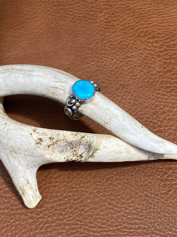 Turquoise And Silver Ring - image 10