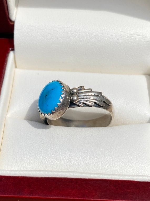 Turquoise And Silver Ring - image 2