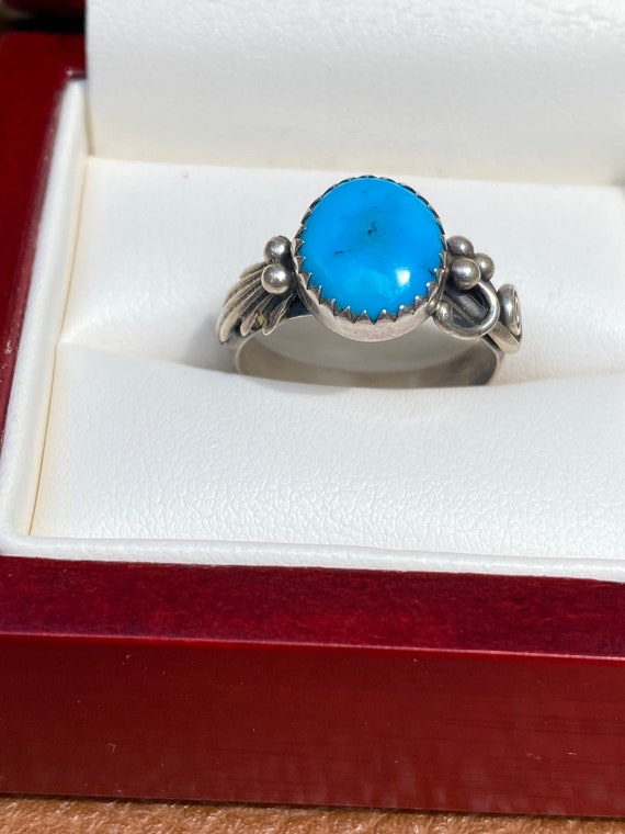 Turquoise And Silver Ring - image 1