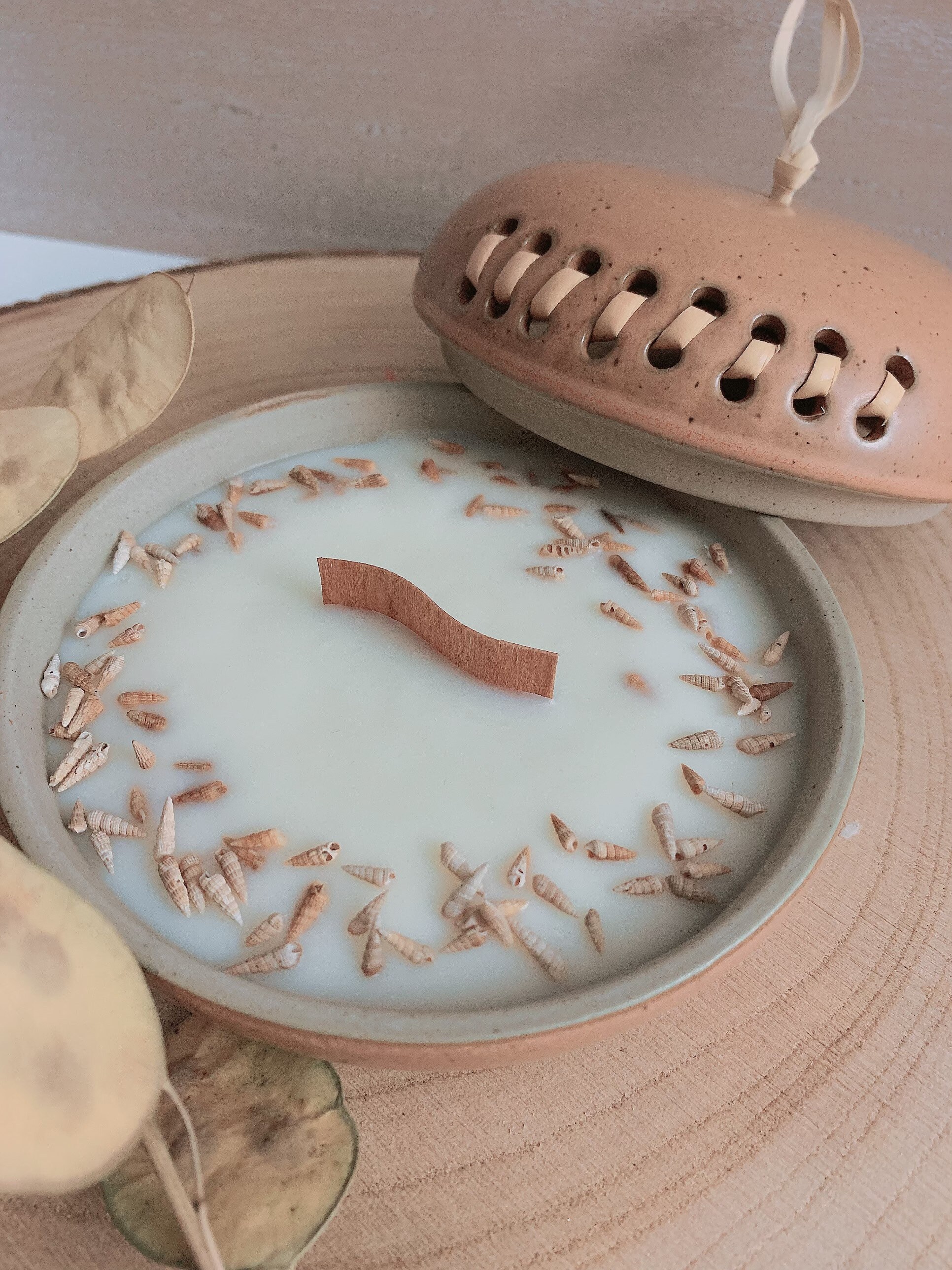 Bougie en Grès Vanille Bourbon