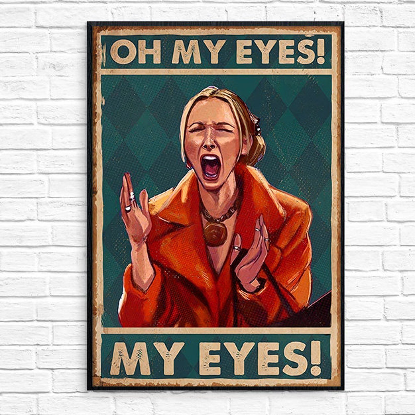 Póster de Phoebe My Eyes póster oh mis ojos Etsy