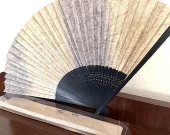 Zabytkowy japoński wachlarz ręczny dla dżentelmenów