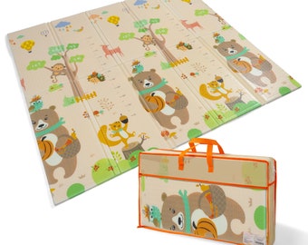 Tapis de jeu bébé XXL 200x180 Tapis d'éveil Bébé