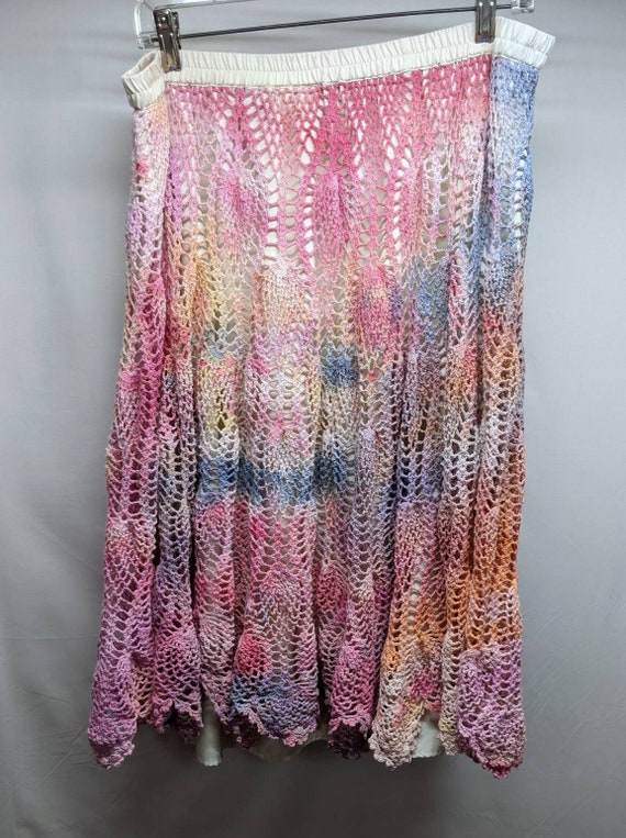 Tie dye 2025 lace skirt